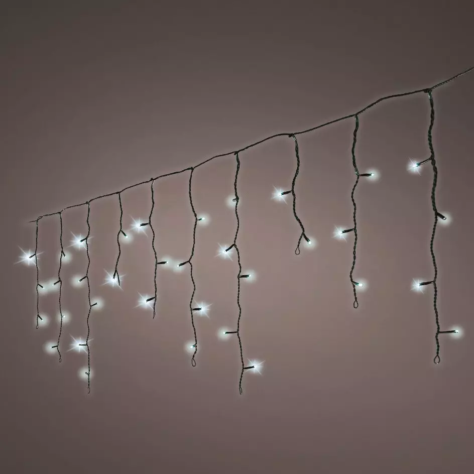 Stalactite lumineuse  L7,50 m Blanc froid 175 LED CN 2