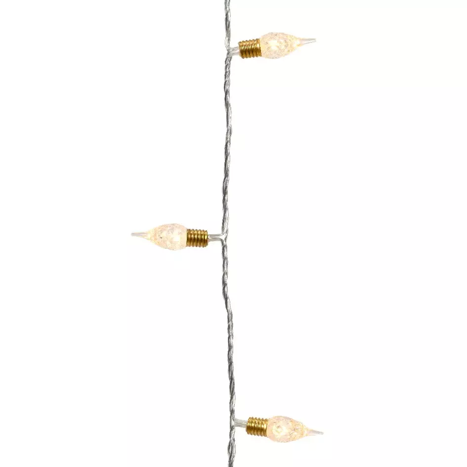 Luces de Navidad Vintage CT 12 m Blanco cálido 3