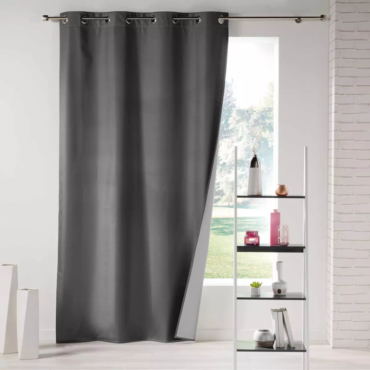 Rideau thermique (140 x 260 cm) Icemount Gris anthracite 5