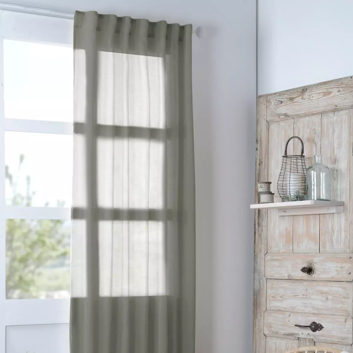 Gardine (140 x 260 cm) Madrid Khaki 1