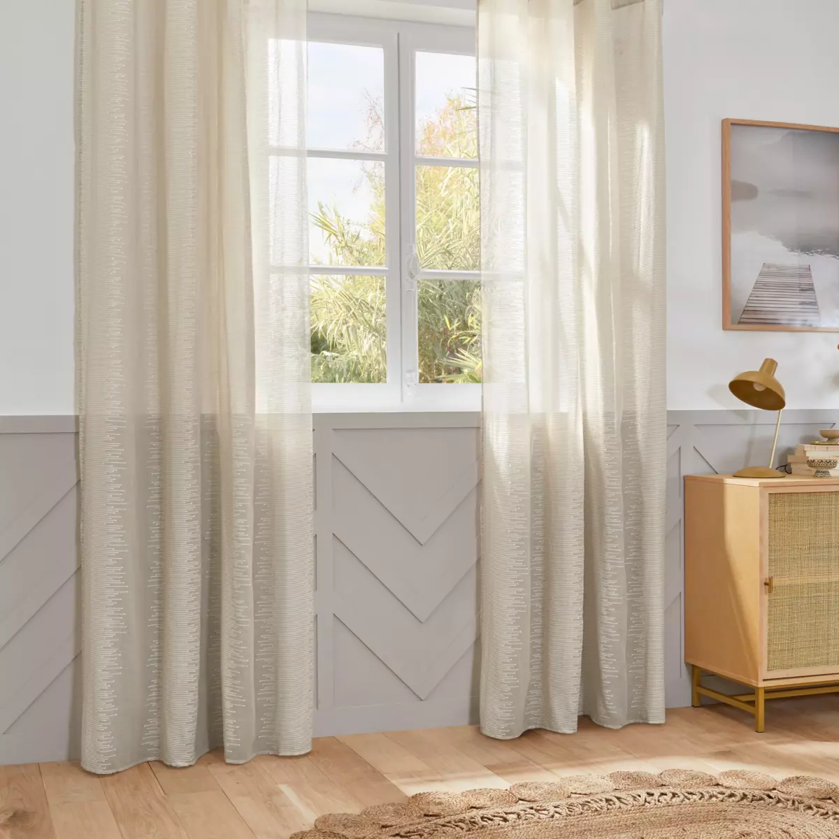 Voilage (140 x 240 cm) Liah Beige 1