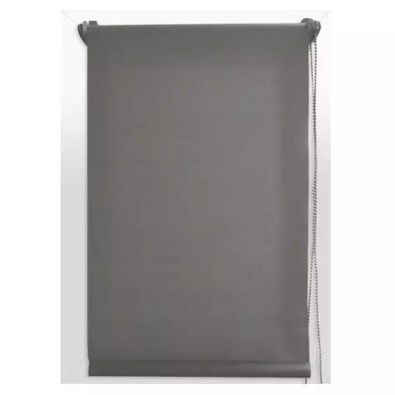Tenda a rullo oscurante (90 x H180 cm) Tinta unita Grigio 2