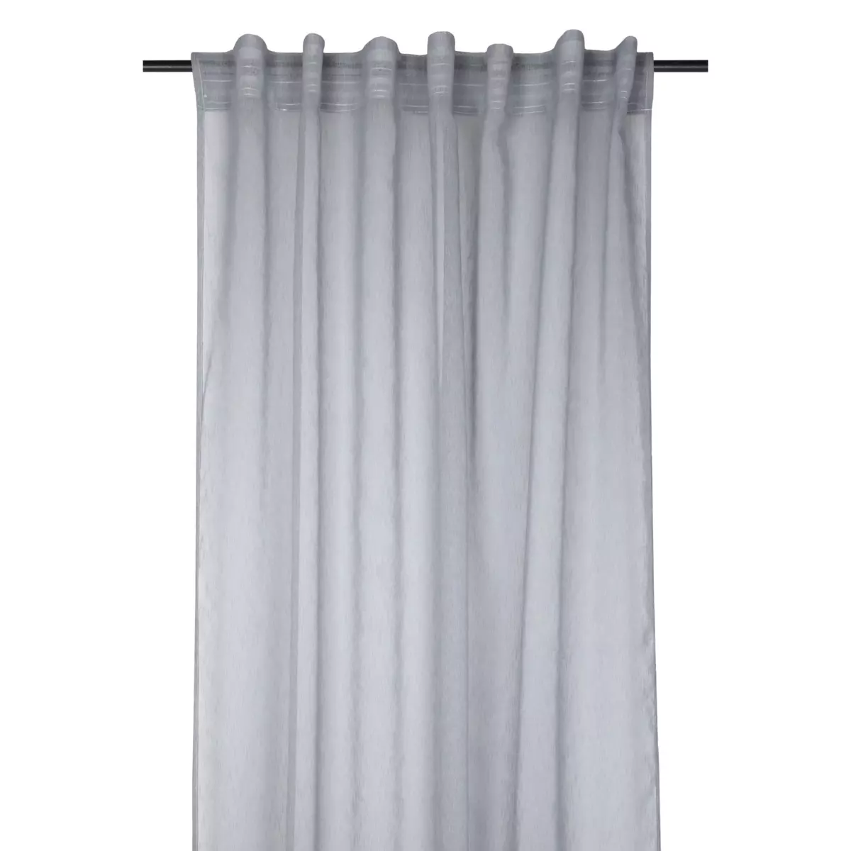 Voilage galon fronceur (140 x 260 cm) Derby Gris souris 2