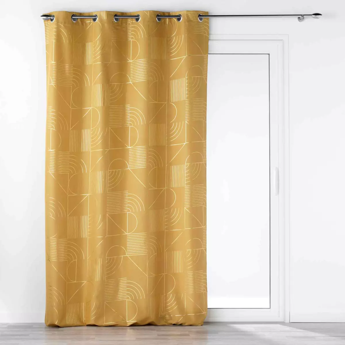 Rideau (140 x 260 cm) Lineor Jaune 1