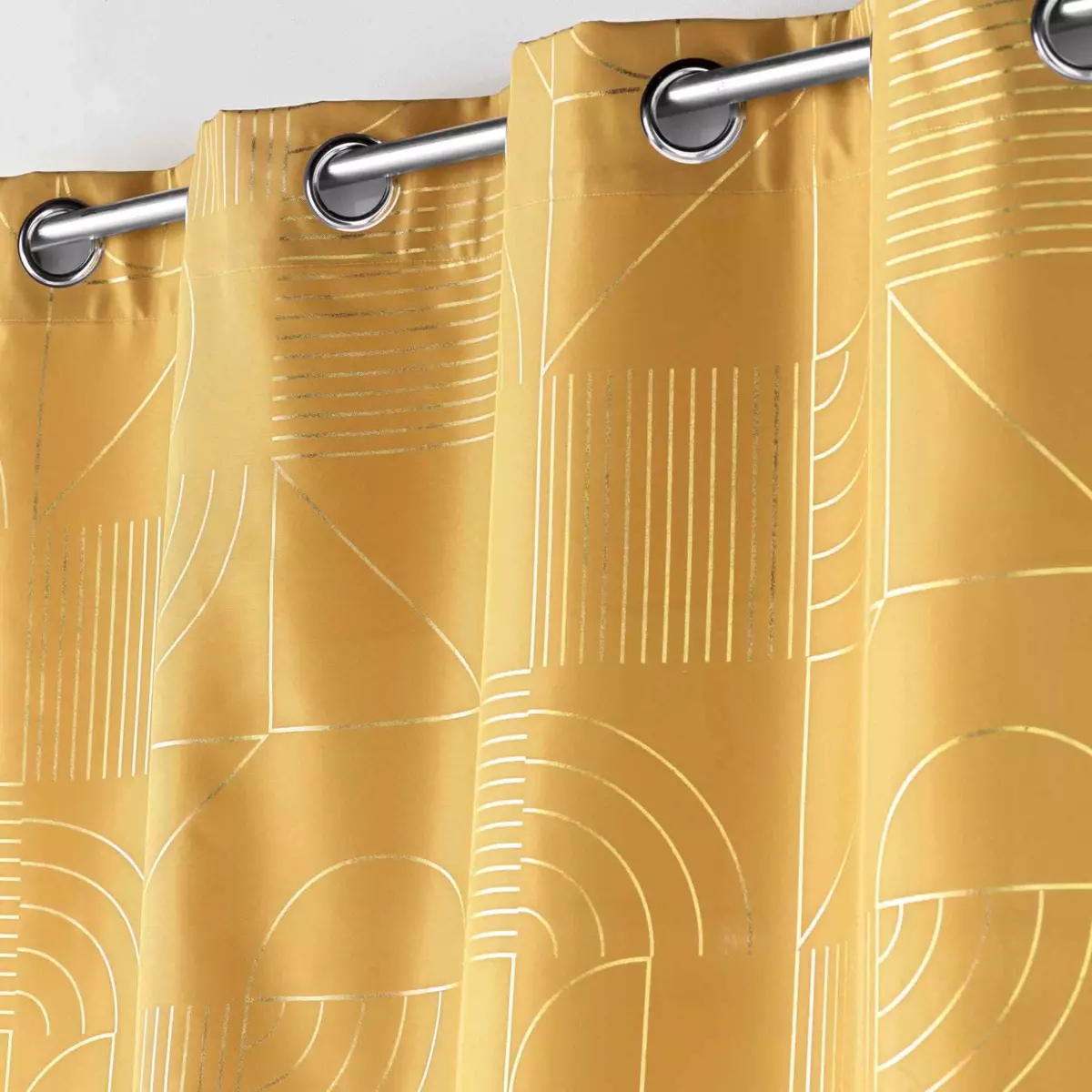 Rideau (140 x 260 cm) Lineor Jaune 3