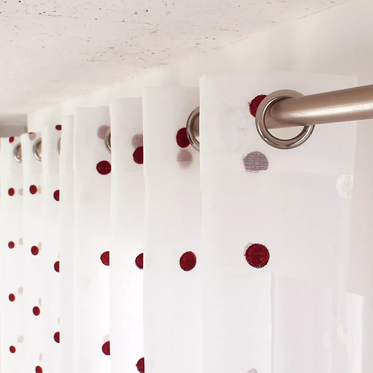 Voilage (140 x 240 cm) Smarties Bordeaux 3