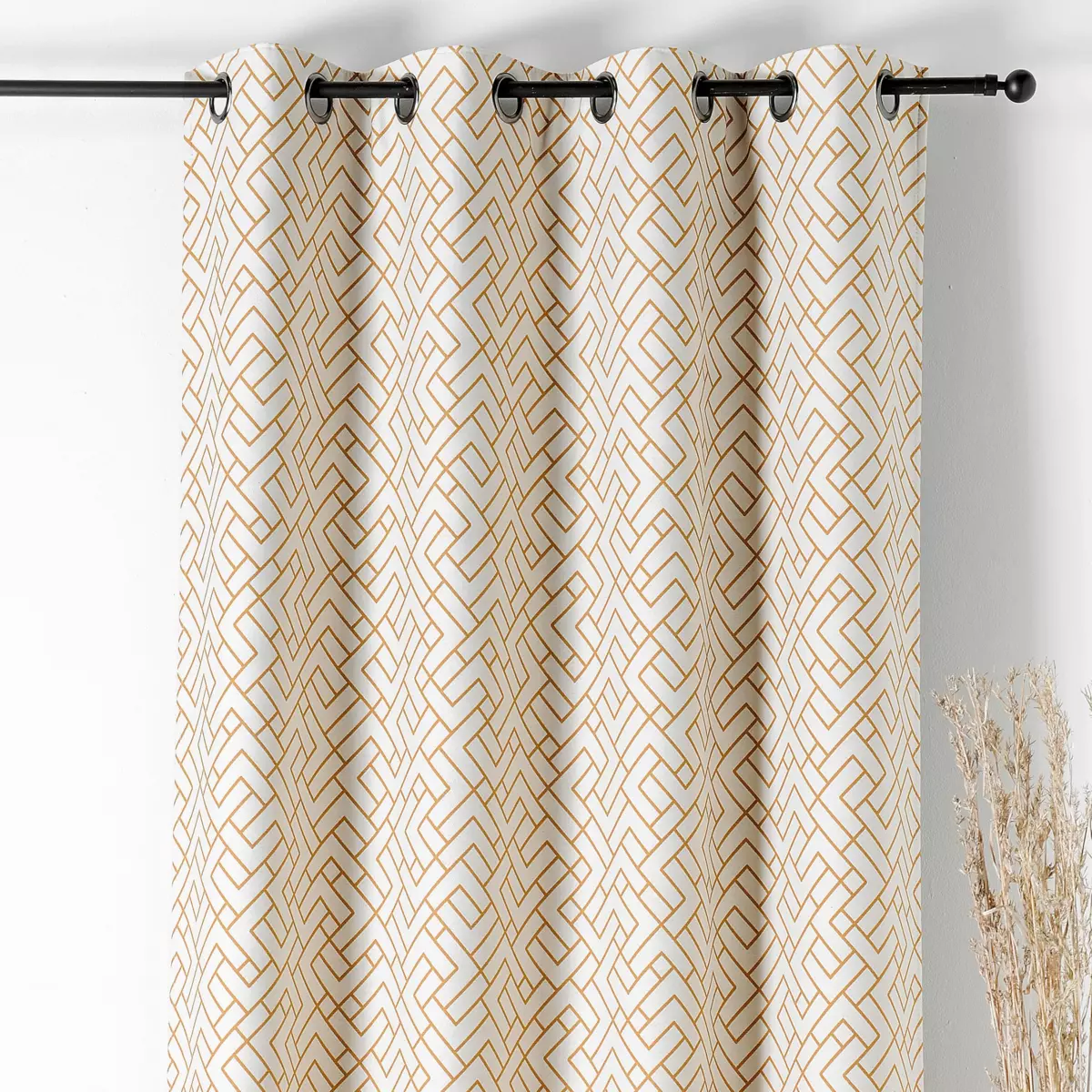 Verdunkelnder Thermovorhang (140 x 240 cm) Artica Honiggelb