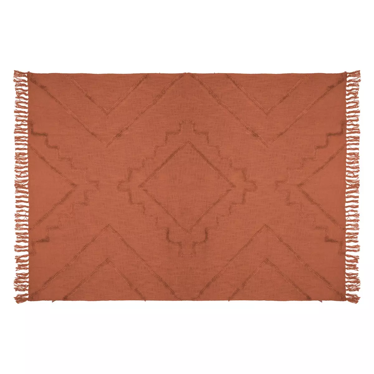 Jeté de canapé (180 cm) Inca Terracotta 6