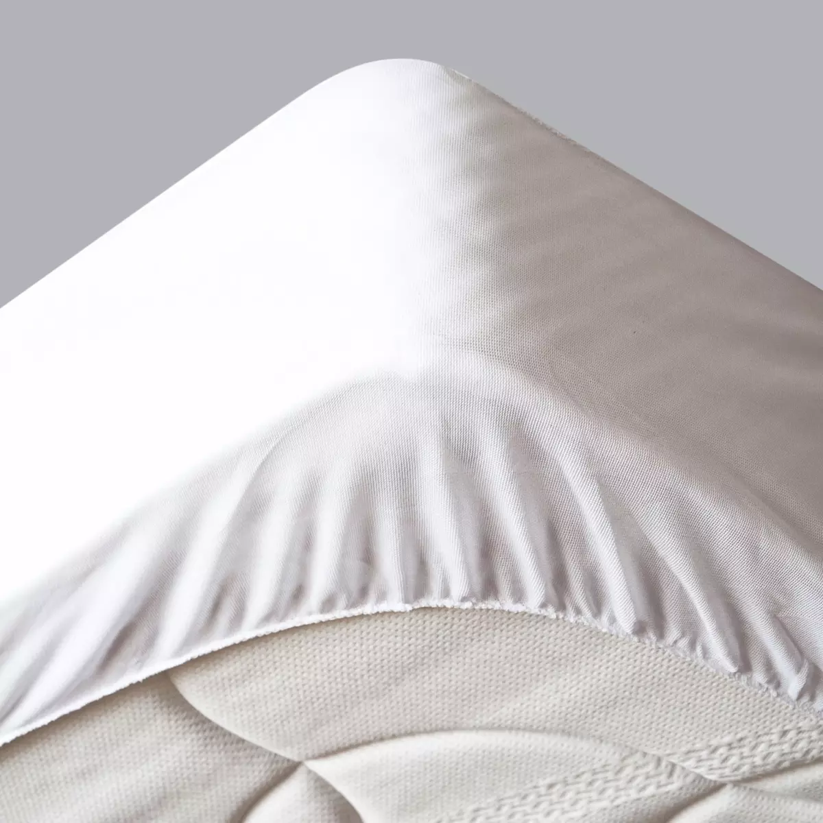 Protège-matelas (160 x 200 cm) Elise Blanc 1