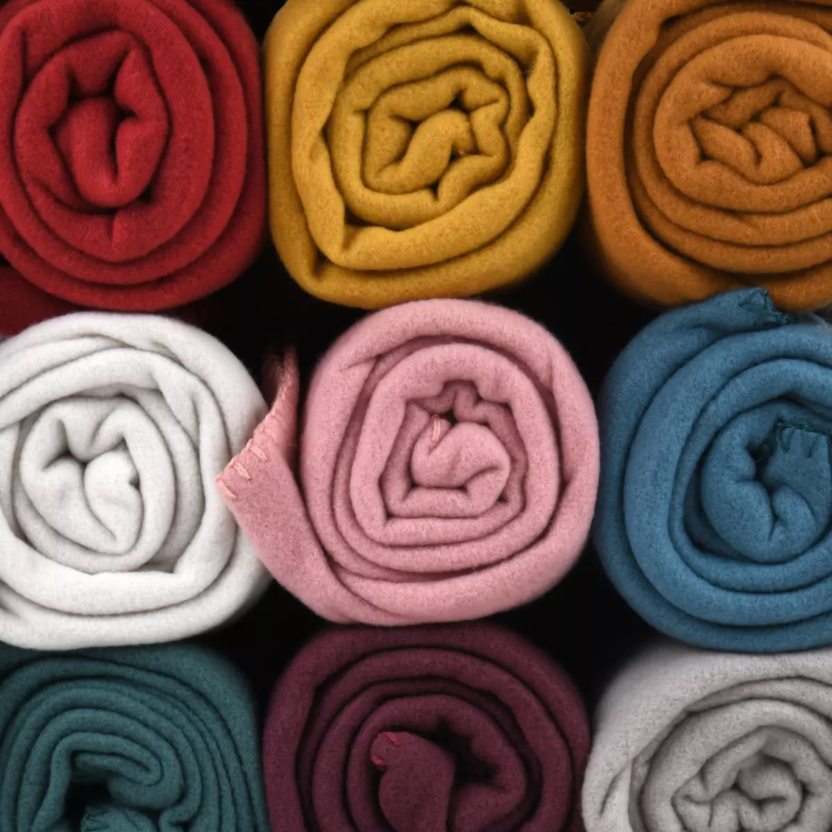 Manta polar (150 cm) Carlton Amarillo mostaza