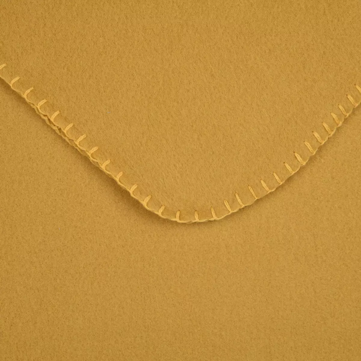 Manta polar (150 cm) Carlton Amarillo mostaza