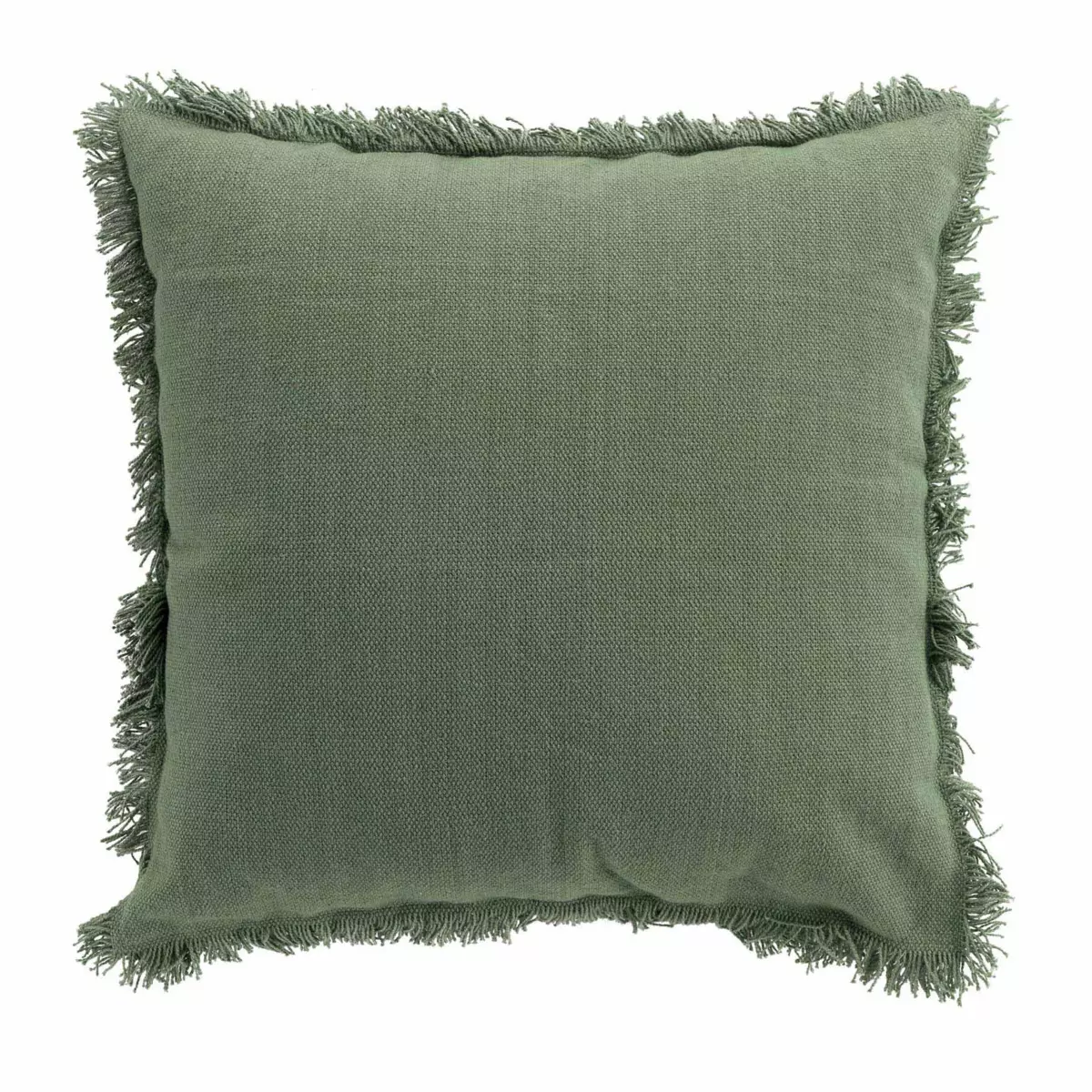 Coussin carré (45 cm) Vanina Vert kaki 1