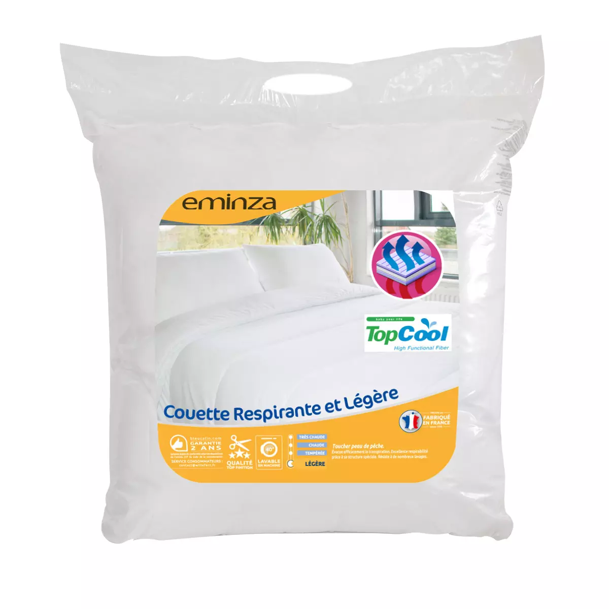 Piumone (260 cm) Traspirante e leggero Bianco 2