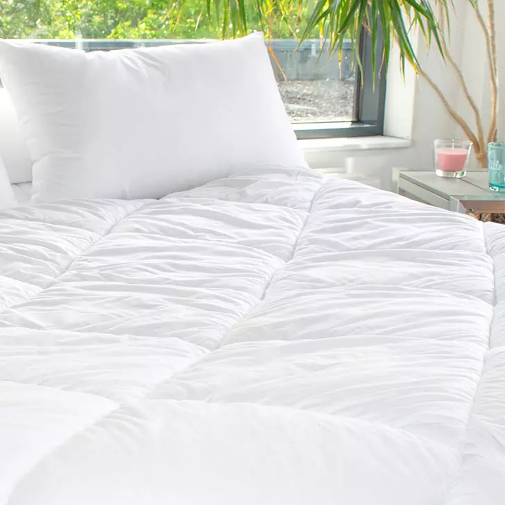 Relleno nórdico (140 cm) Microfibra Lavable a 95°C Blanco 1