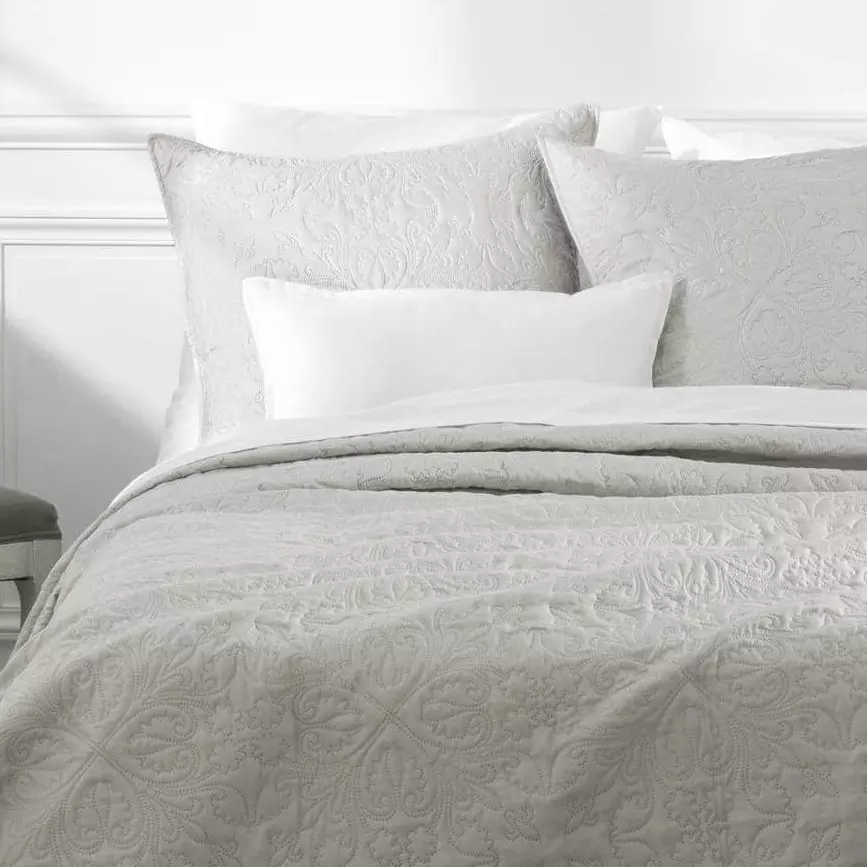 Tagesdecke & Kissenbezüge (240 x 260 cm) Arabeske Beige 1