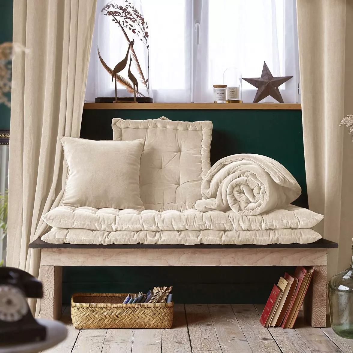 Cuscino quadrato (45 cm) César Beige pampa 4