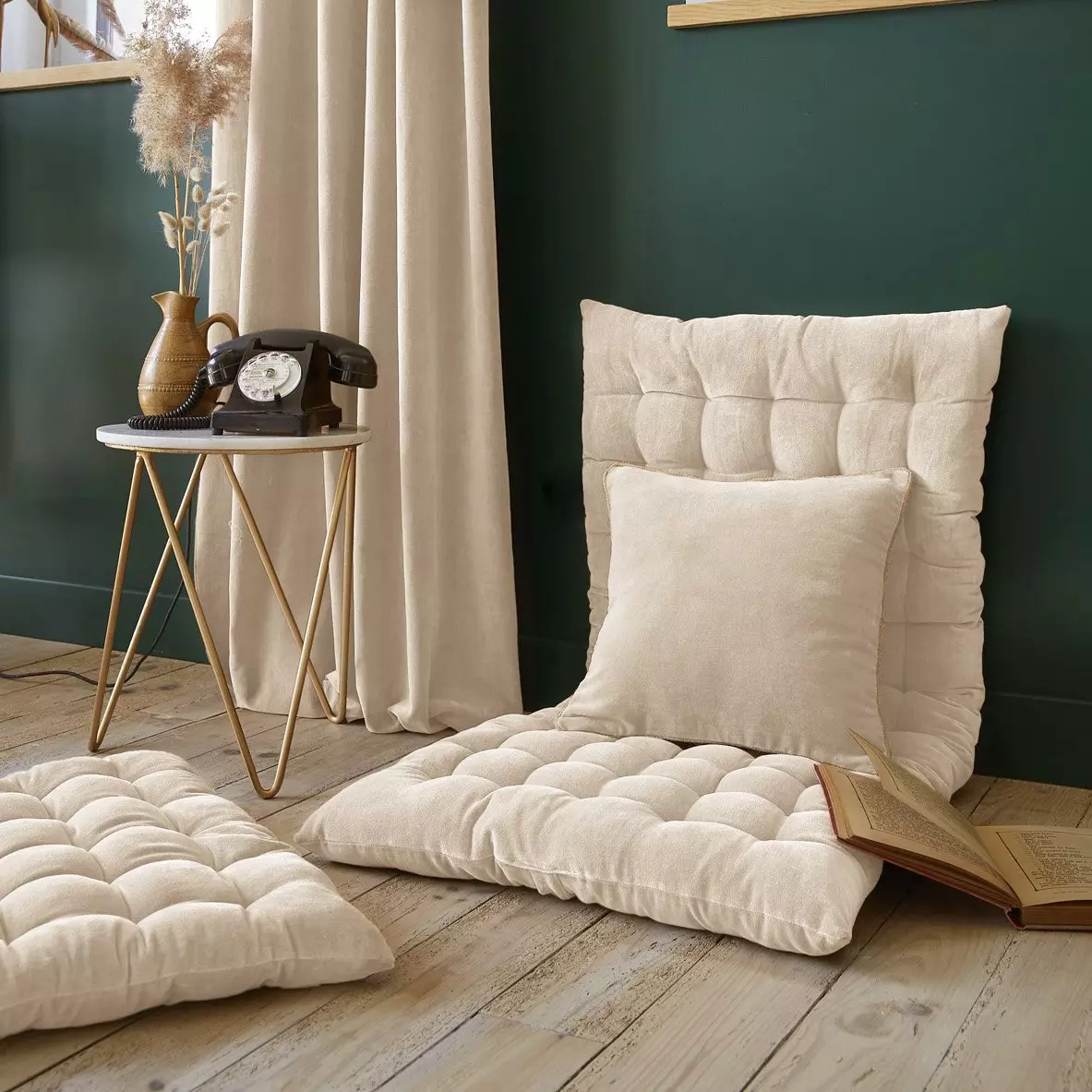 Cuscino quadrato (45 cm) César Beige pampa 5