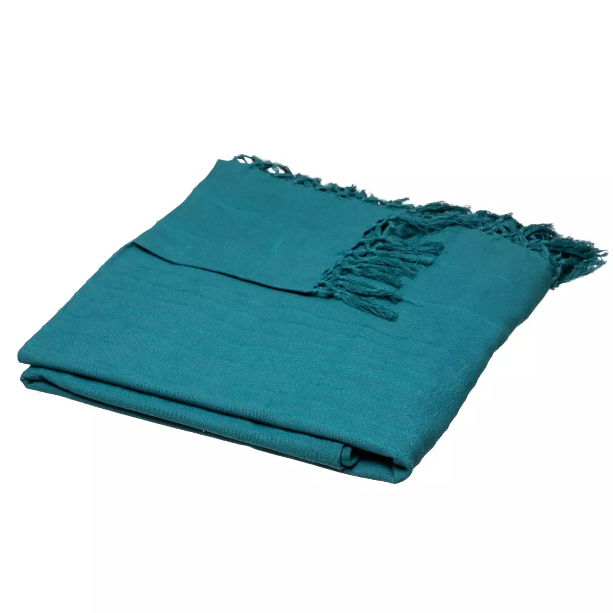 Jeté de canapé (250 cm) Elio Bleu canard 1