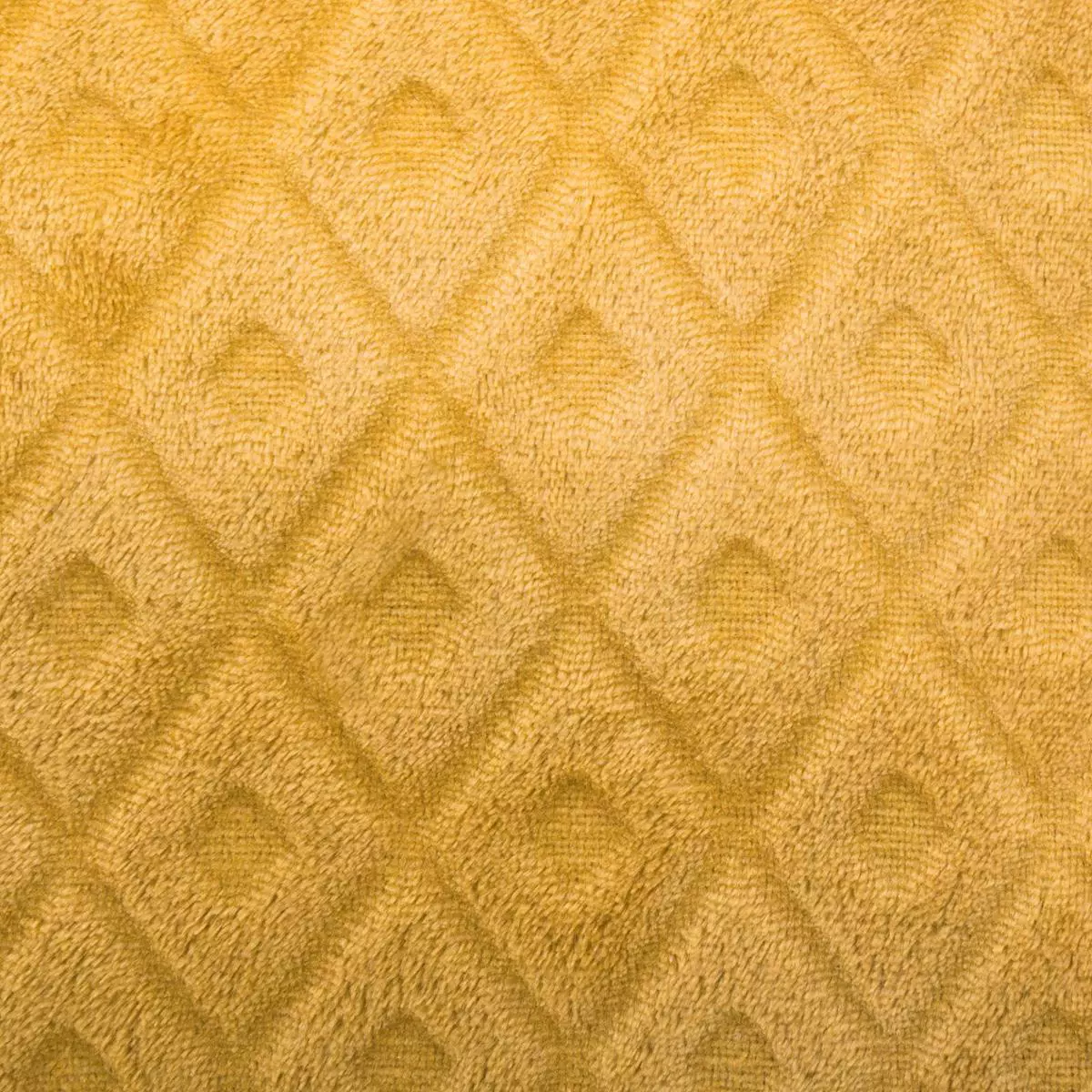 Plaid morbido (150 cm) 3D Losange Giallo ocra 3