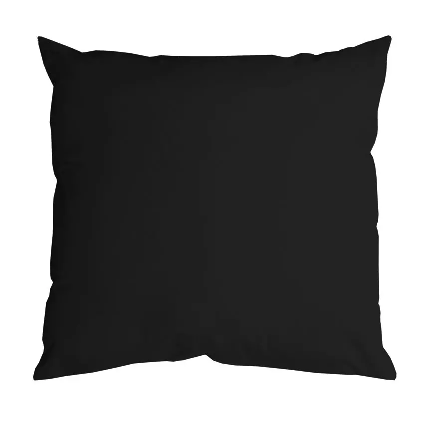 Coussin carré (60 cm) Nelson Noir 1