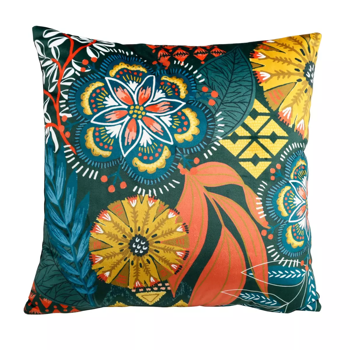 Fodera cuscino quadrato (40 cm) Botanic Multicolore 1