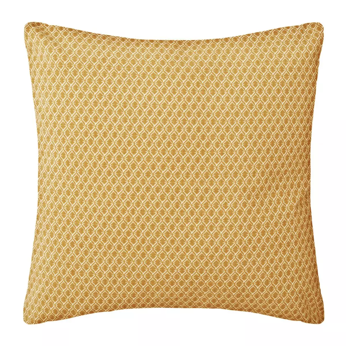 Coussin carré (38 cm) Otto Jaune ocre 1