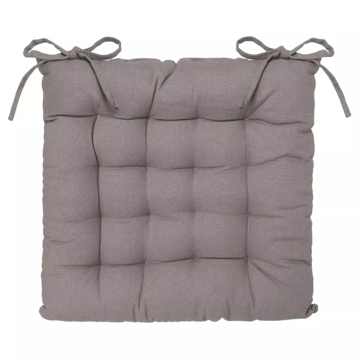 Coussin de chaise carré Datara Taupe 1
