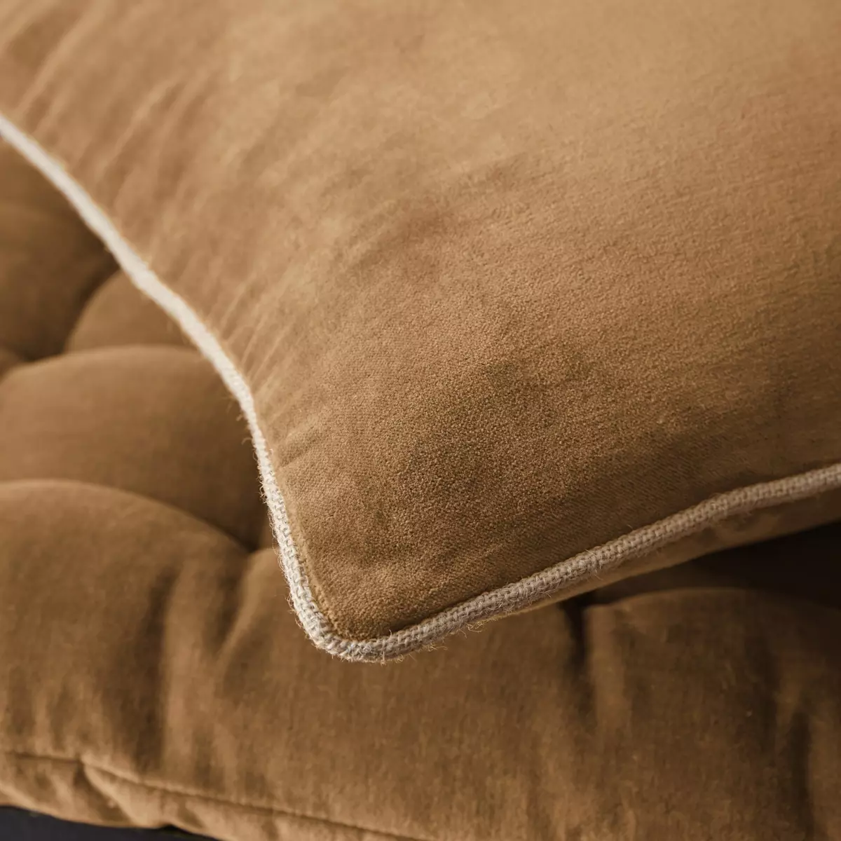 Cuscino quadrato (45 cm) César Camel 2