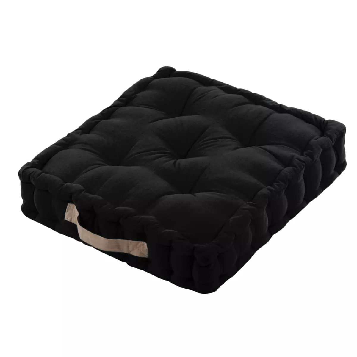 Coussin de sol (45 cm) Duo Noir 2