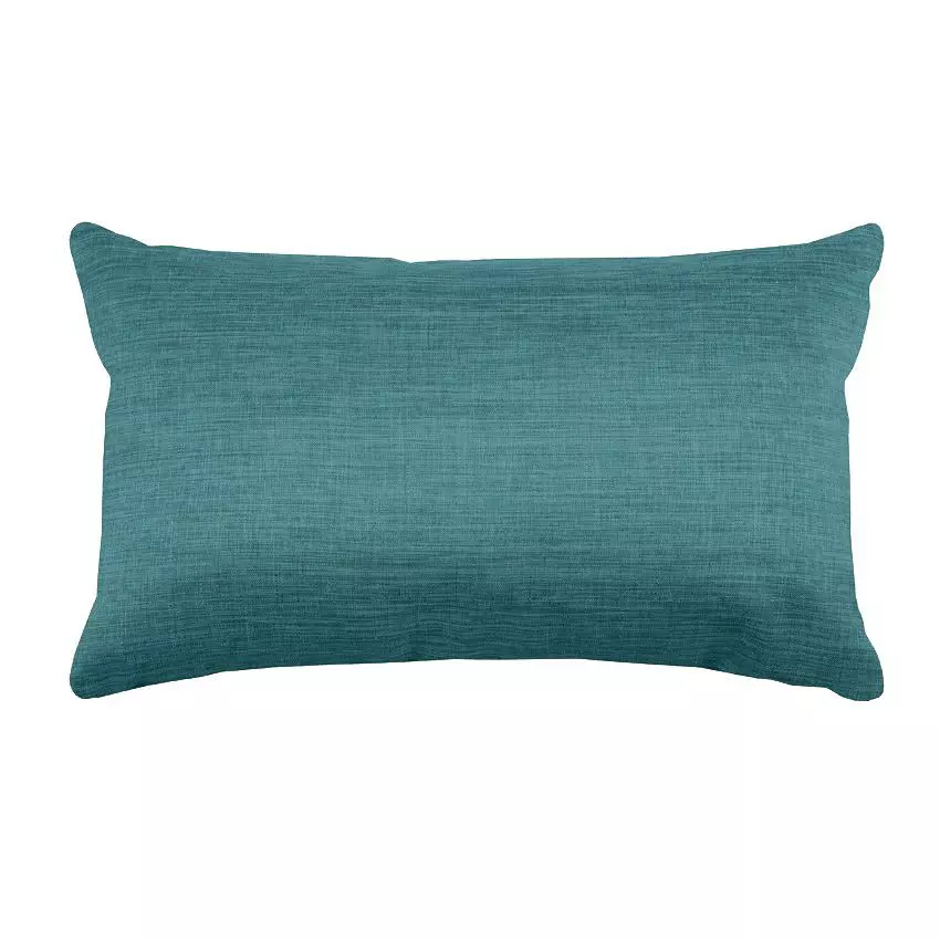 Coussin rectangulaire Béa Bleu canard 1