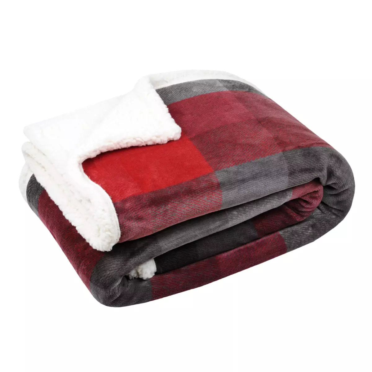 Plaid doux (160 cm) Ecossais Rouge 127