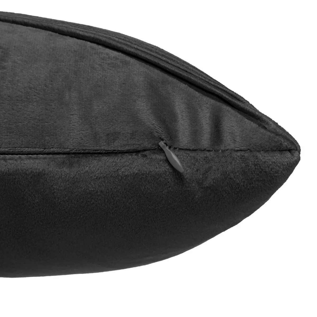 Coussin rectangulaire velours Rita Gris 4