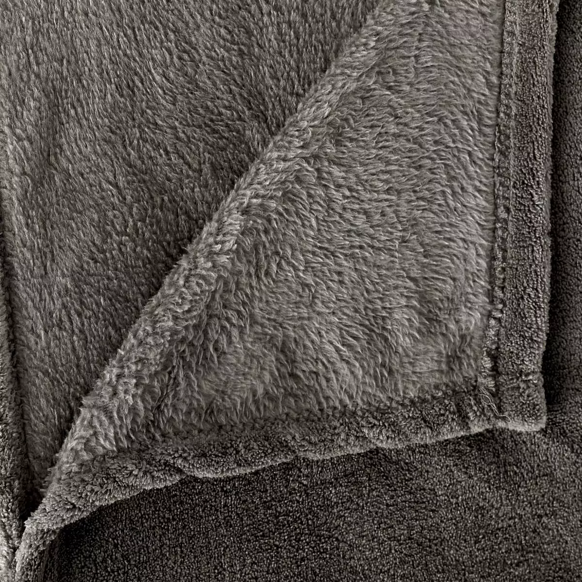 Zachte plaid (230 cm) Tendresse Grijs 2