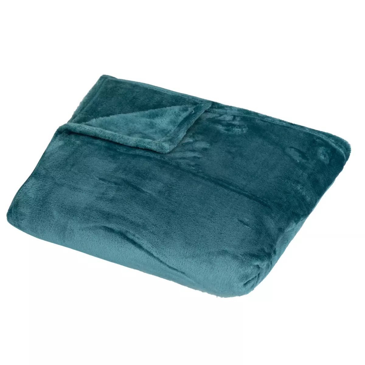 Plaid doux (200 cm) Row Bleu canard 1