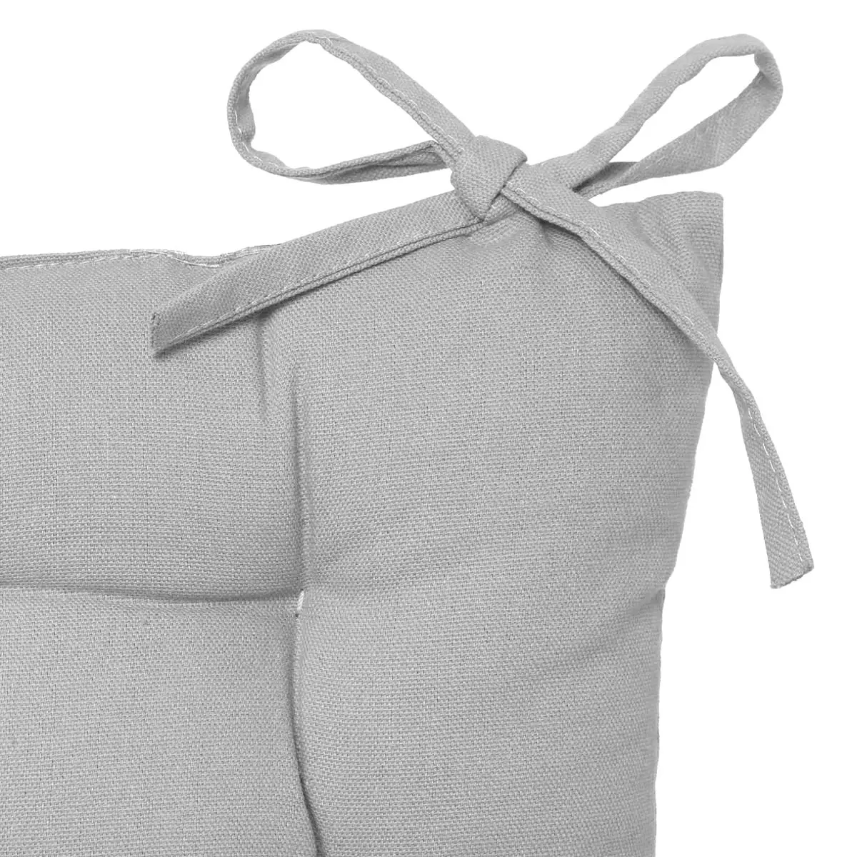 Coussin de chaise carré Datara Gris clair 2