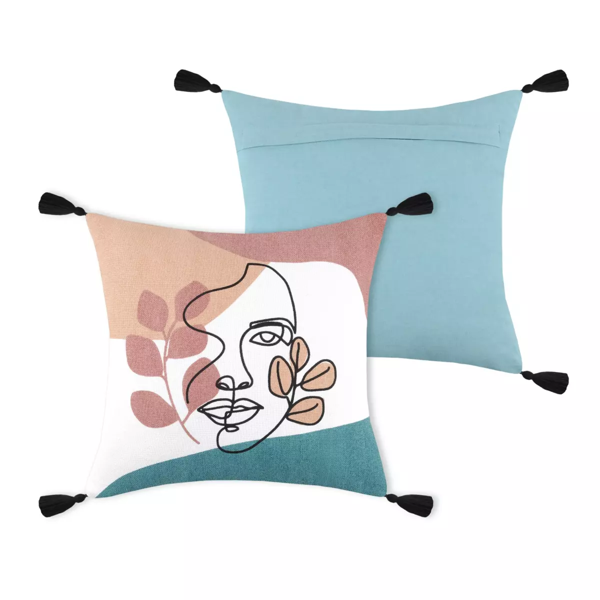 Cuscino quadrato (40 cm) Esquisse Multicolore 3