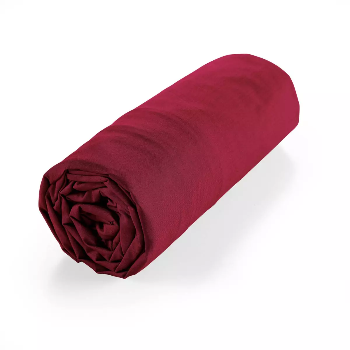 Drap housse coton bio (160 cm) Biolina Bordeaux 6
