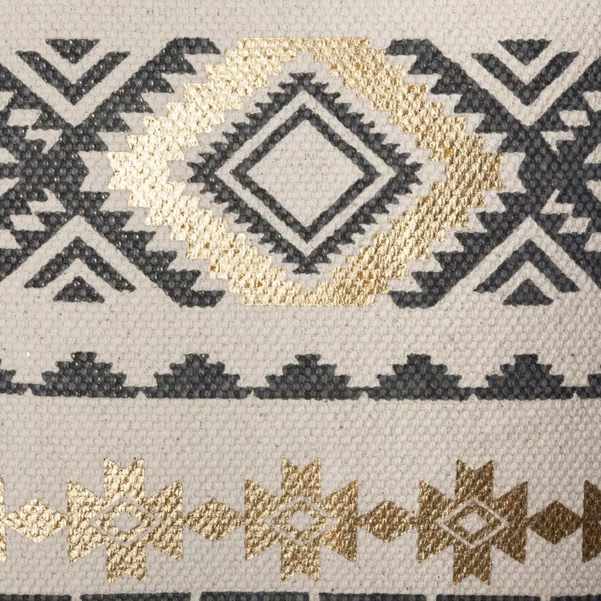 Housse de coussin carrée (40 cm) Etnik Gris 2