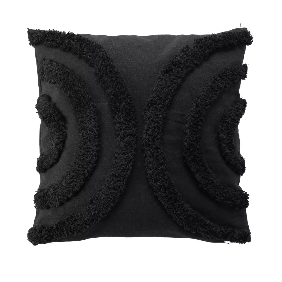 Coussin carré (40 cm) Zita Noir 