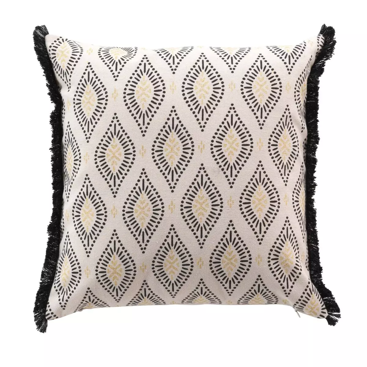 Quadratisches Kissen (45 cm) Oricia Schwarz