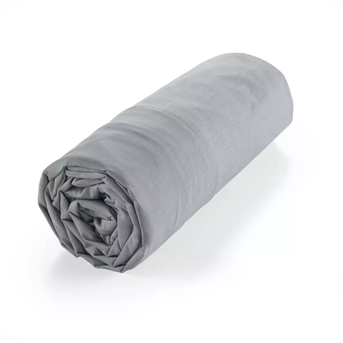 Drap housse coton bio (160 cm) Biolina Gris 5