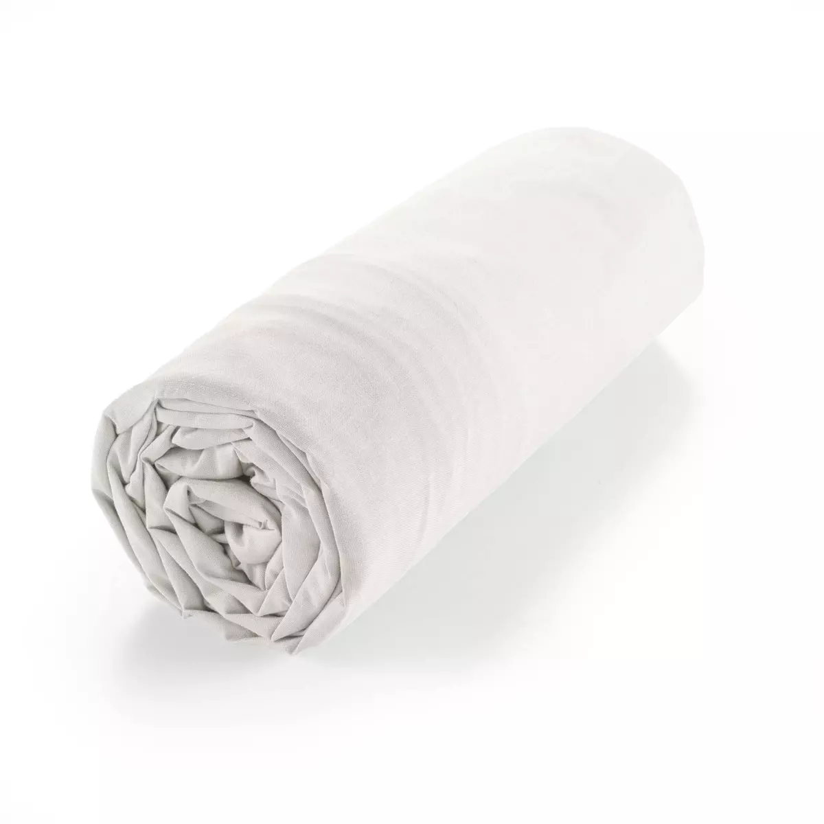 Drap housse coton bio (140 cm) Biolina Blanc 5