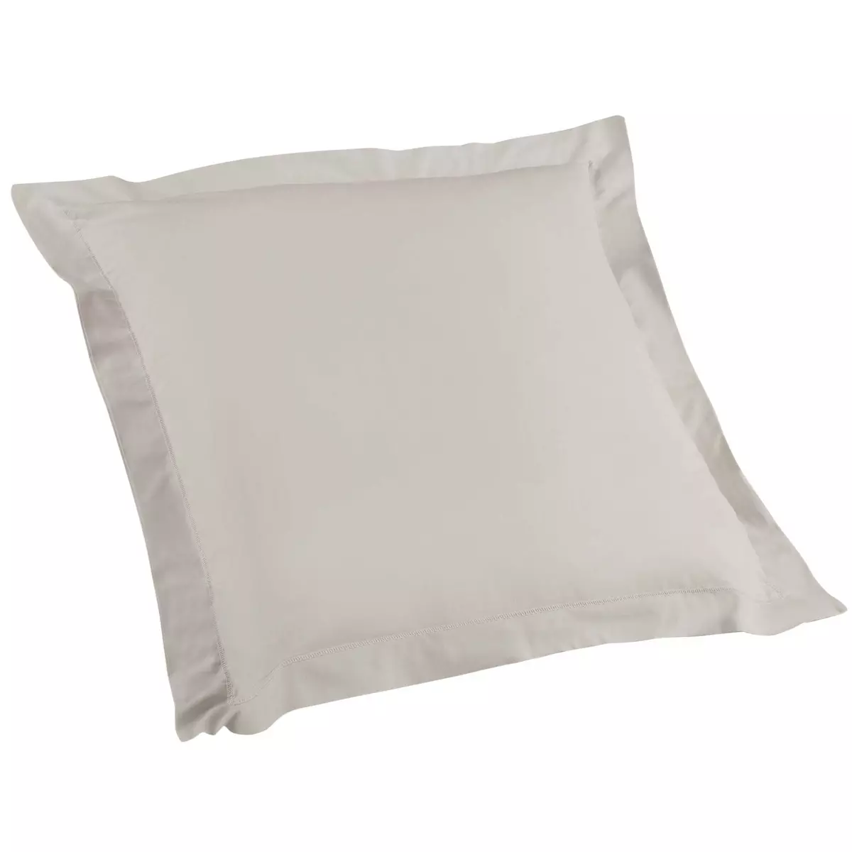 Taie d'oreiller carrée coton bio (63 cm) Biolina Taupe 7