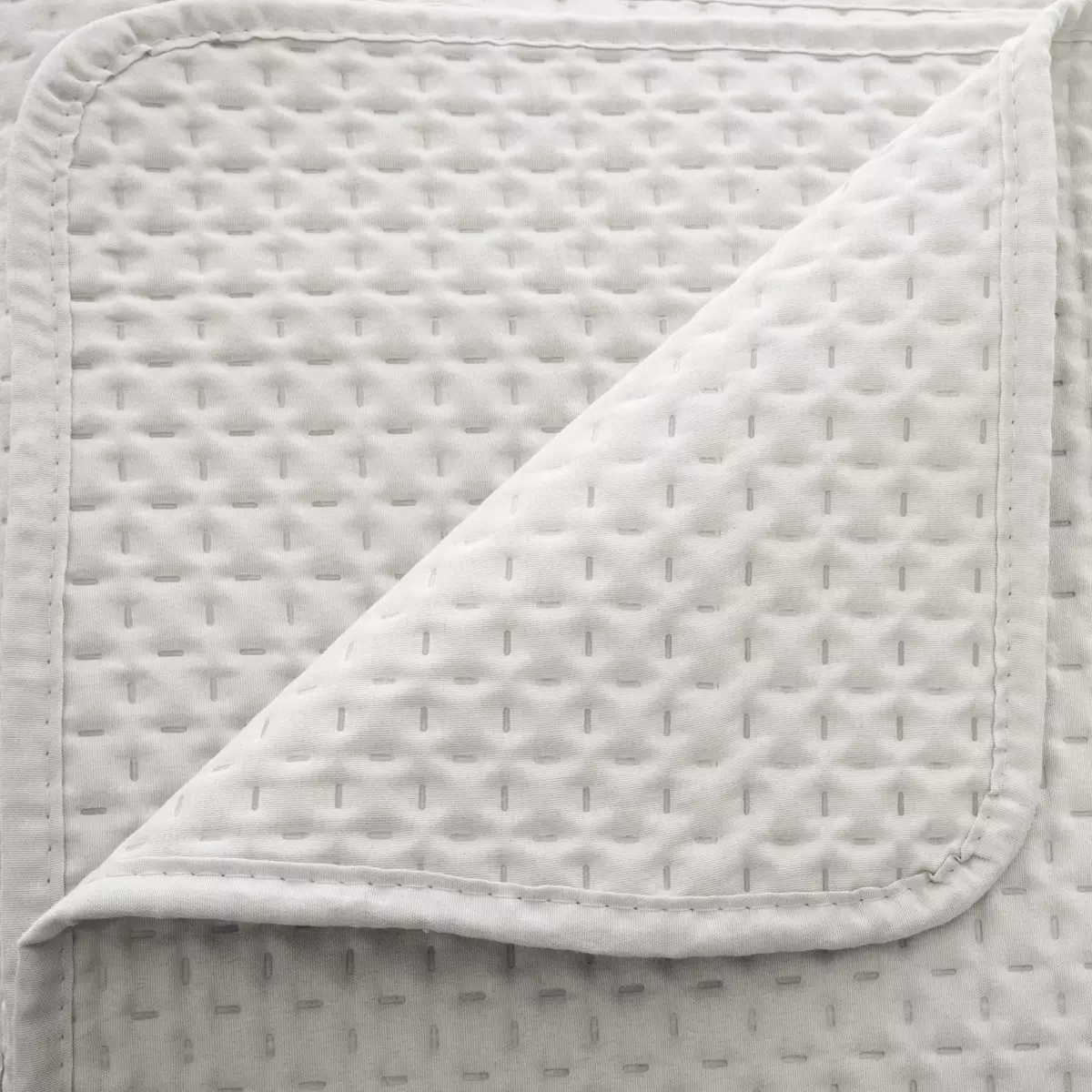 Bedsprei en twee kussenslopen (260 x 240 cm) Dolce Ivoor 3