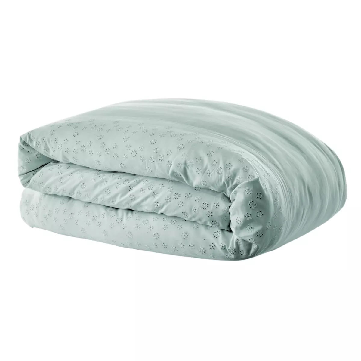 Copripiumino ricamato cotone (260 cm) Jeanne Celeste 3