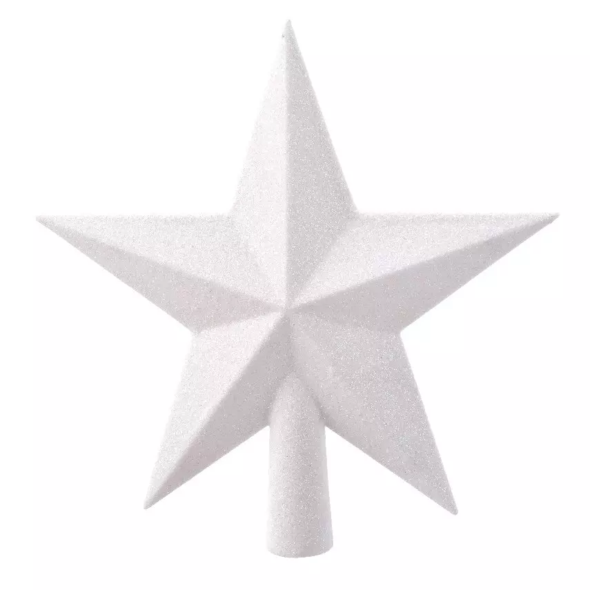 Baumspitze Alpine Weiß schillernd 1