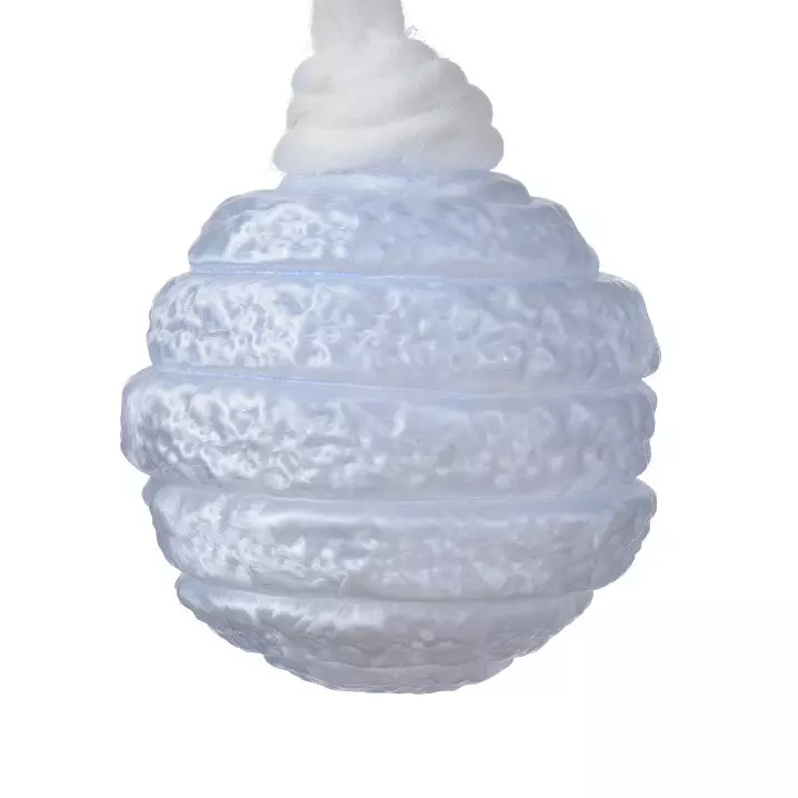 Confezione di 3 palline di Natale (D80 mm) en verre Silva Celeste 2