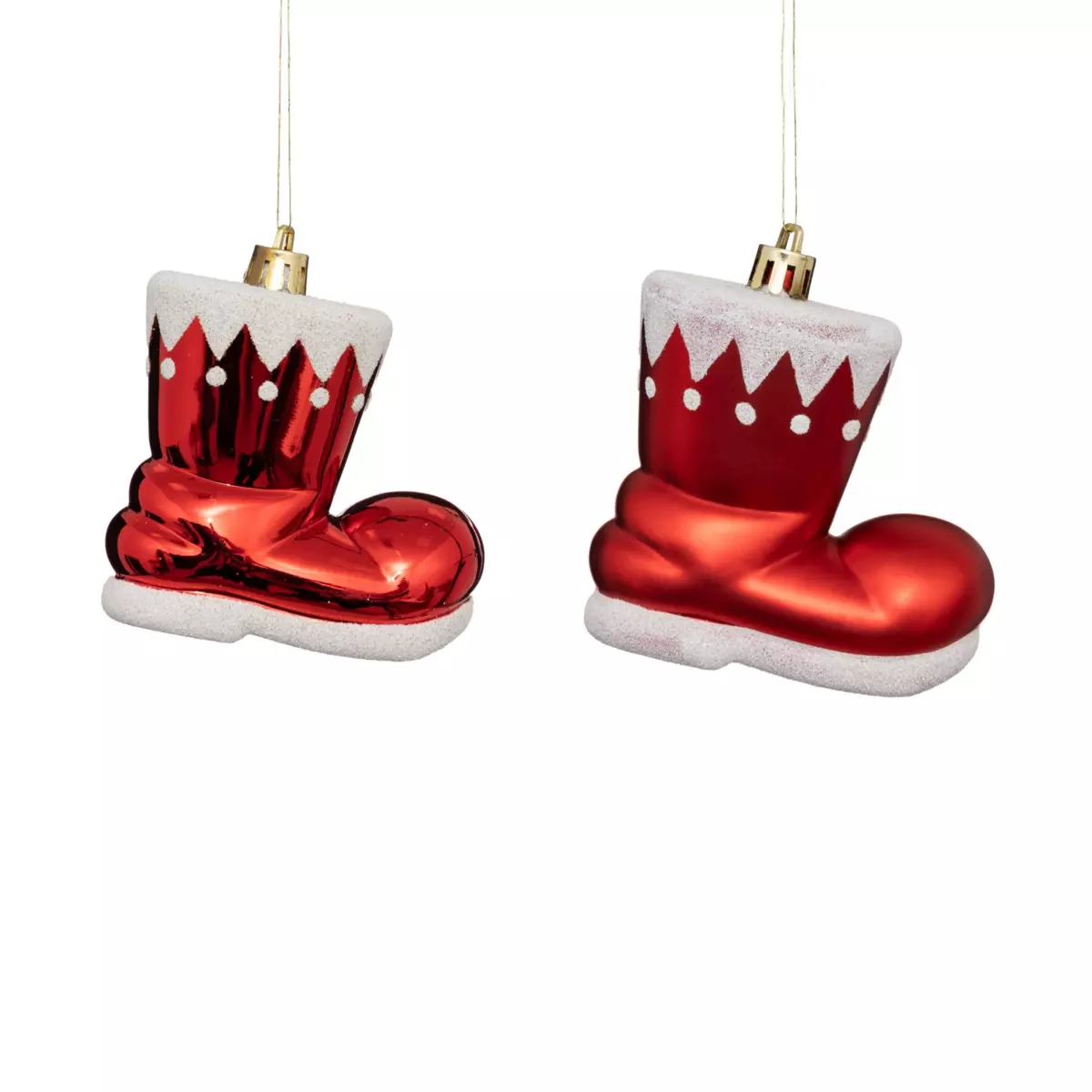 Confezione di 4 stivali Notte di Natale Rosso 1