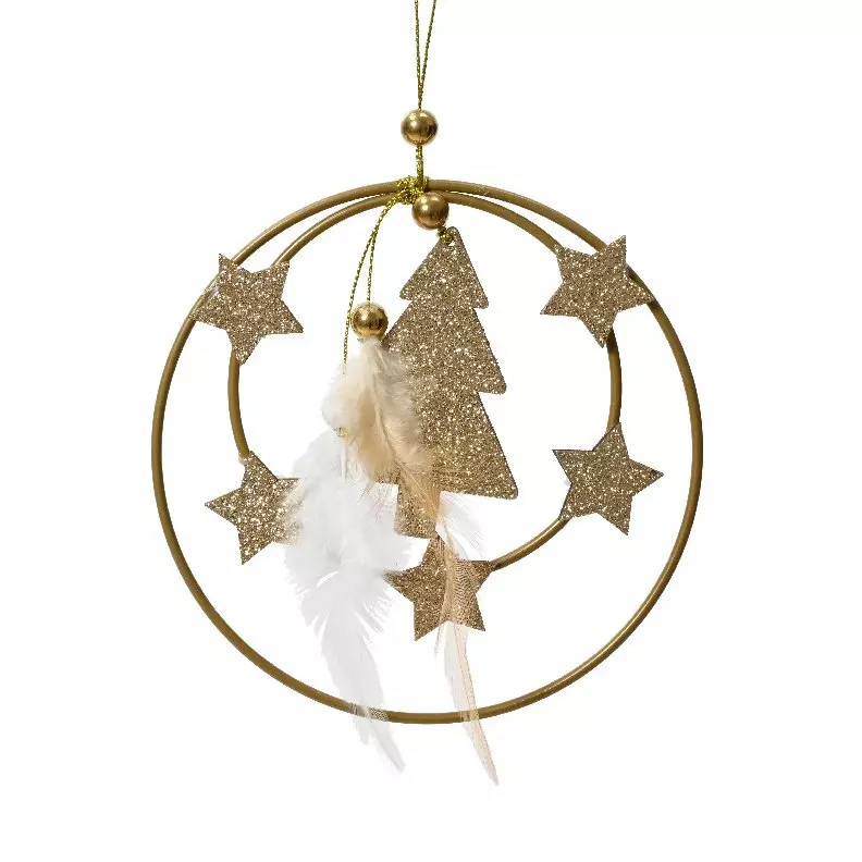 Alberi di Natale Couronne sapin Oro 1