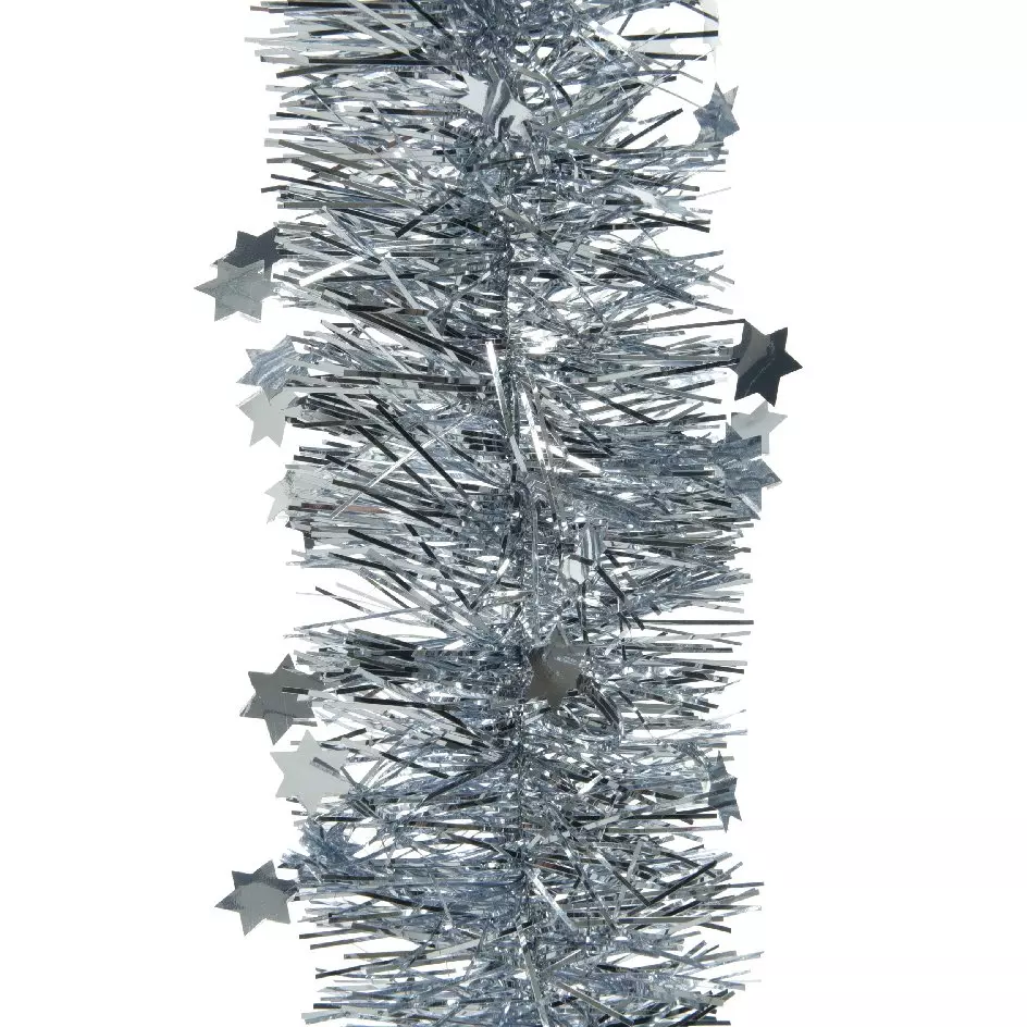 Guirlande de Noël (D10 cm) étoilée Alpine Bleu clair 1